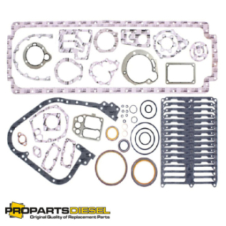 CUMMINS N14, BOTTOM GASKET SET